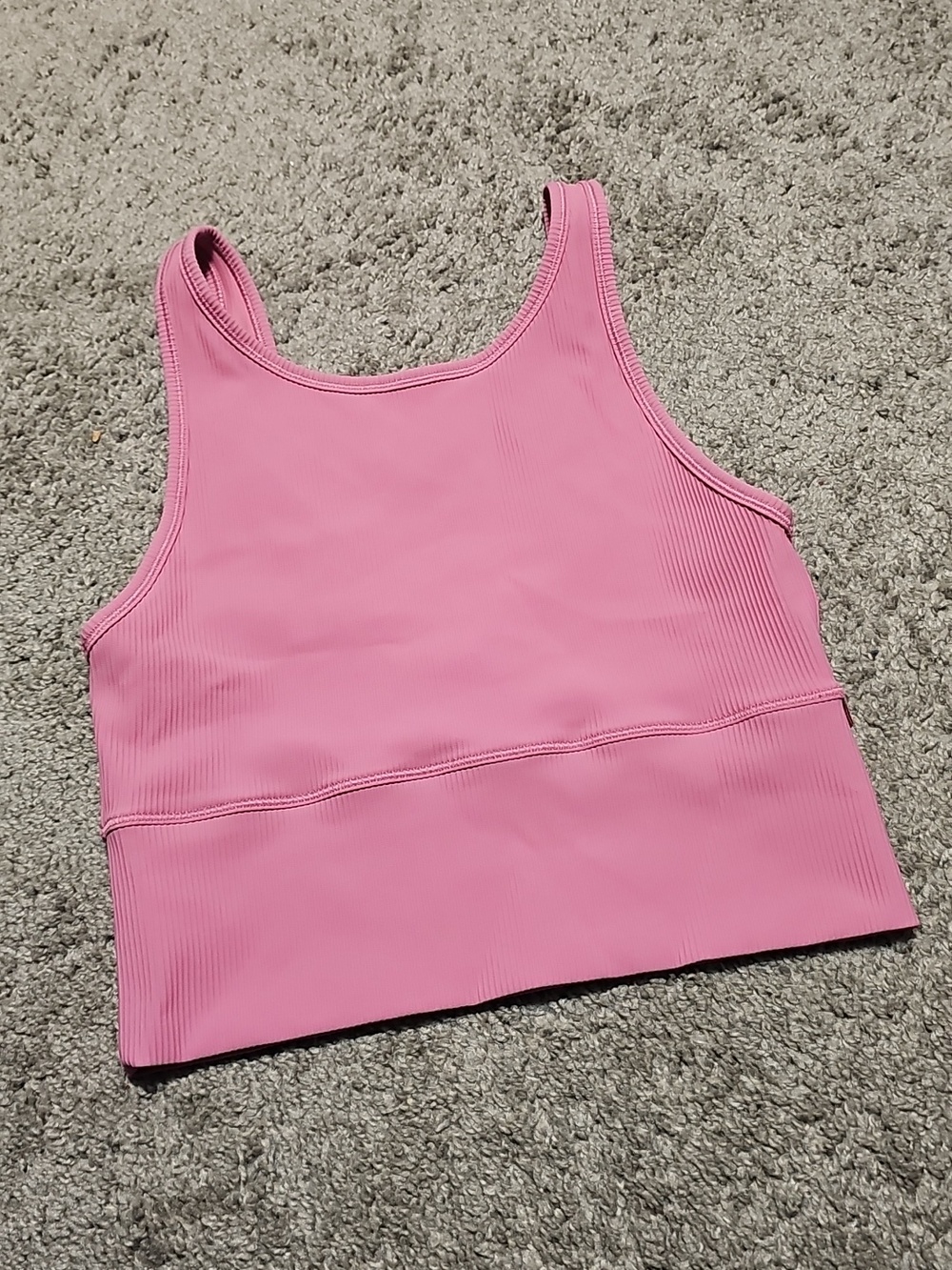 Lululemon Womens Pink Power Pivot Tank Top